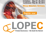 LOPEC, conférence sur l'électronique organique et imprimée, se tiendra du 26 au 28 mai à Munich