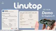 Le système d’exploitation Linux du français Linutop fonctionne sur la plate-forme Raspberry Pi