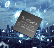 Infineon circuit tribande Airoc Wi-Fi 7 à 20 MHz, Bluetooth et Matter