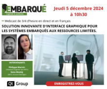 L'Embarqué webinaire Qt Group Qt UltraLite