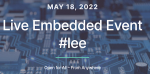 Conférence Live Embedded Experience